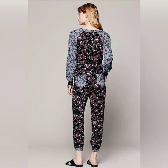 Free People Shelia Floral Jumpsuit - Picture 2 of 9